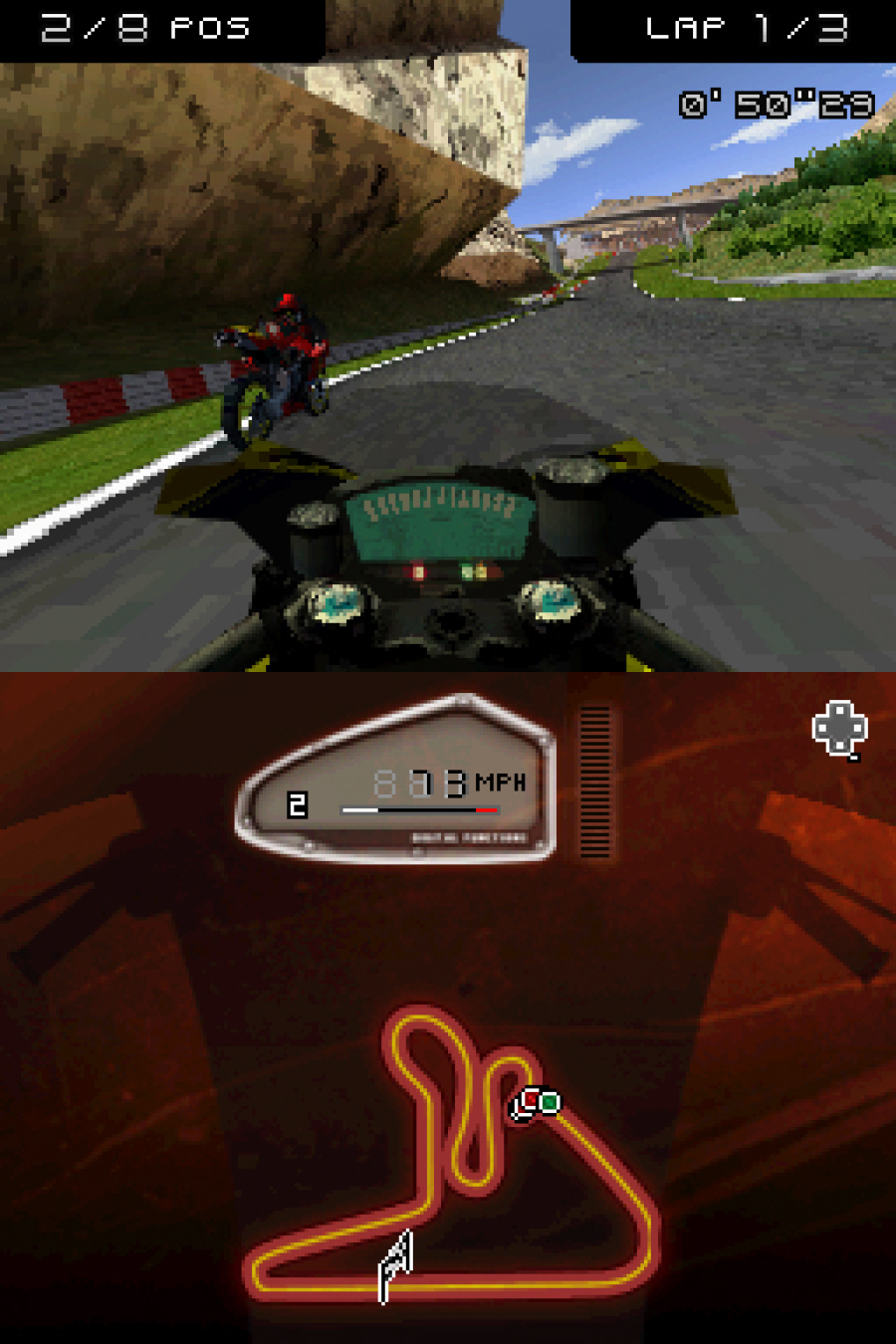 Moto Racer DS Screenshot