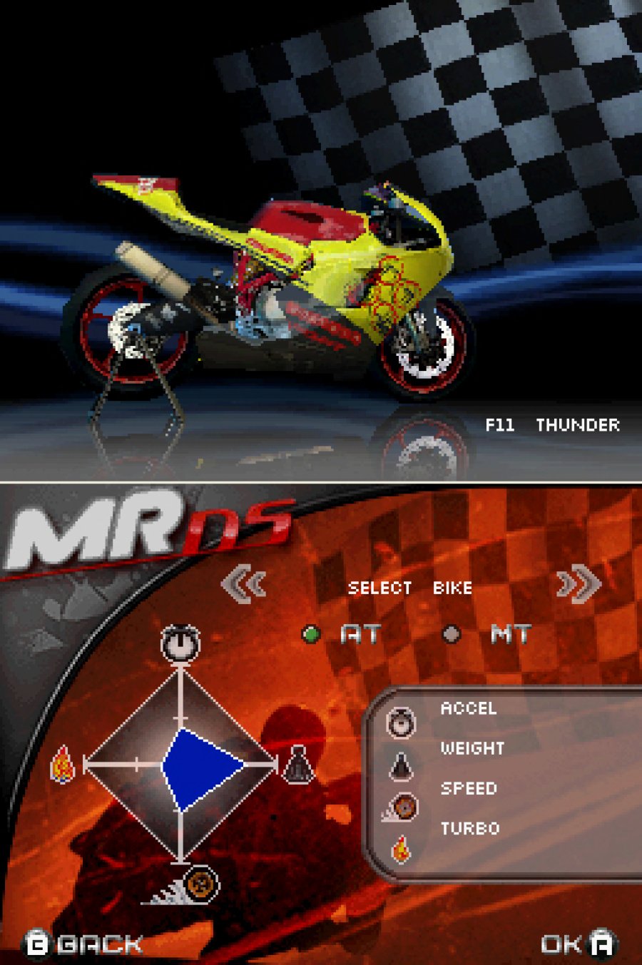 Moto Racer DS Screenshot