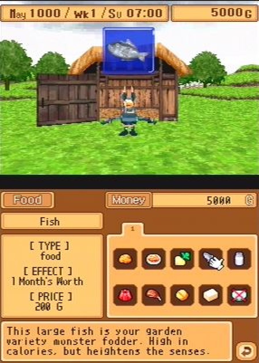 Monster Rancher DS Screenshot