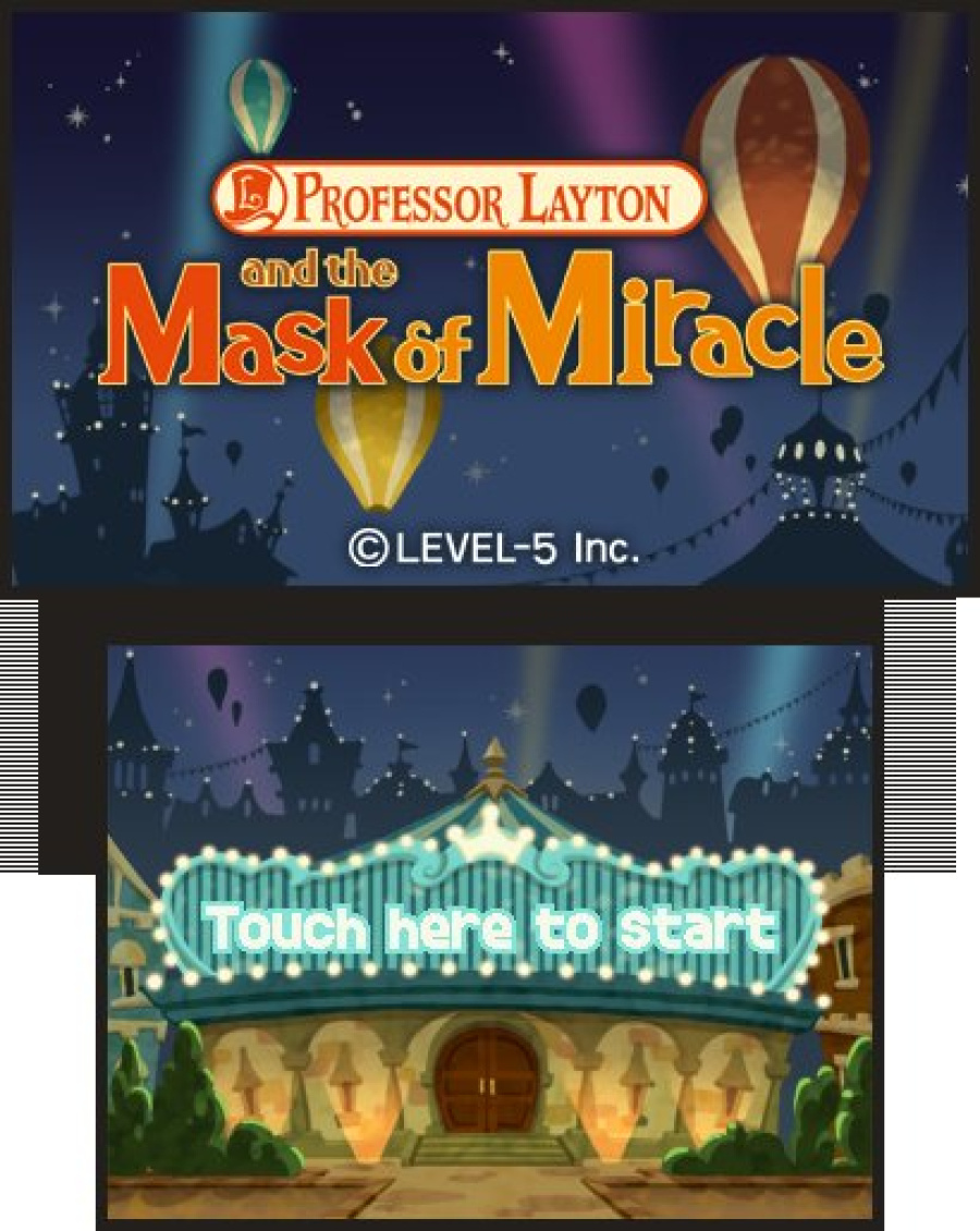 Professor Layton and the Miracle Mask Screenshot