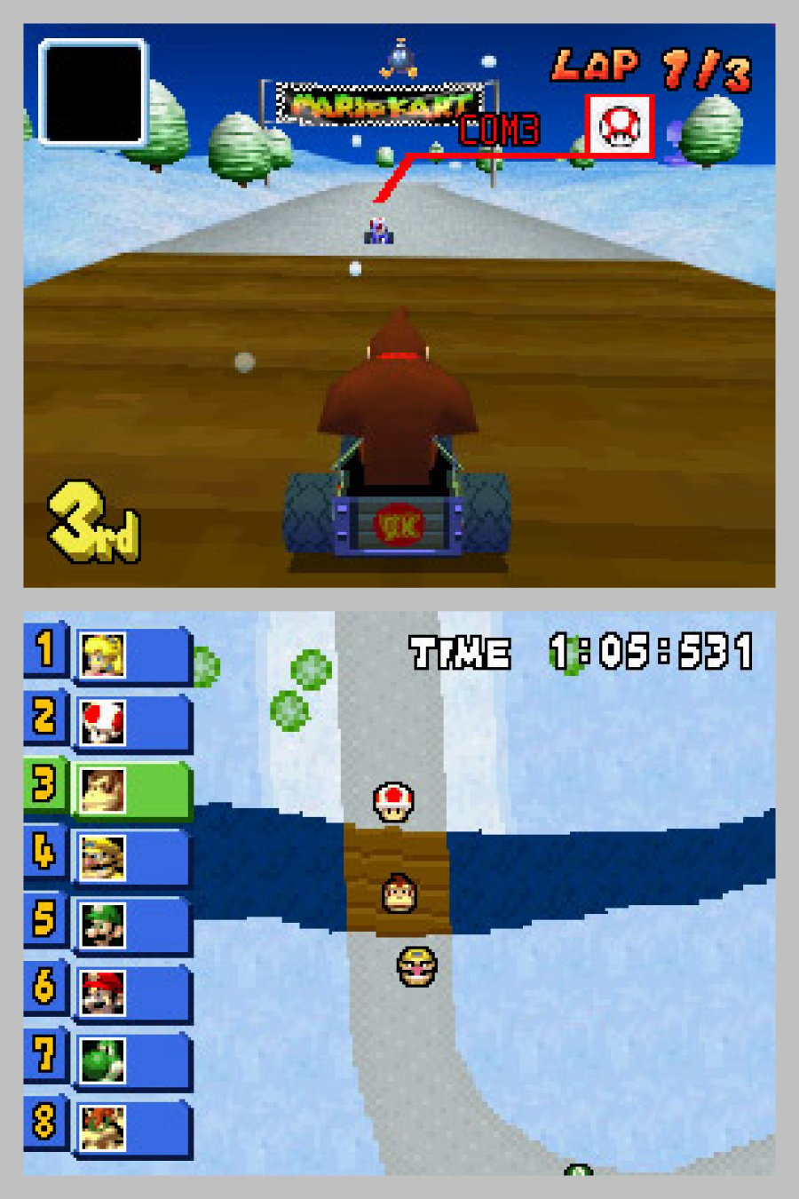 Mario Kart DS Screenshot