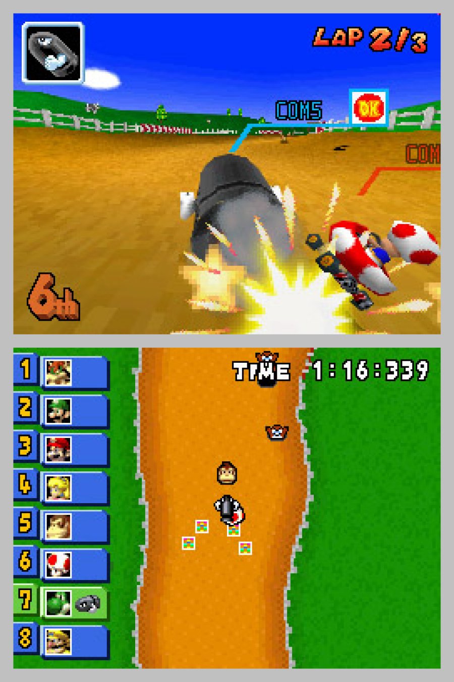 Mario Kart DS Screenshot