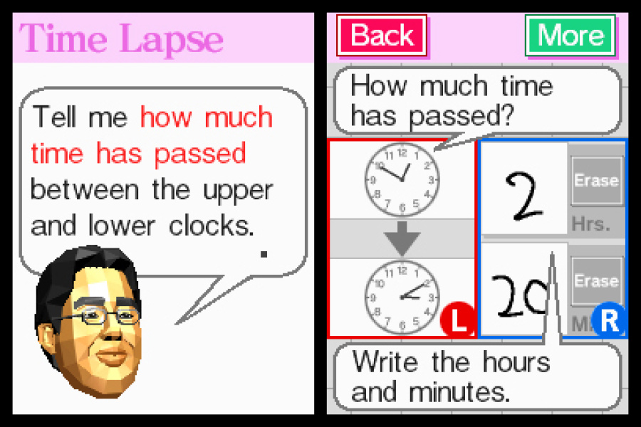 Dr. Kawashima's Brain Training: How Old is Your Brain? Screenshot