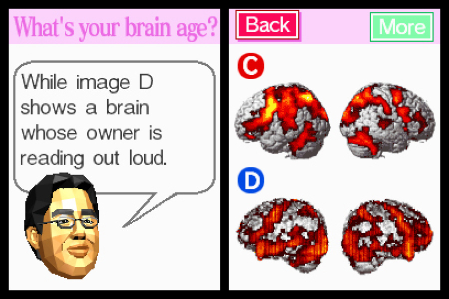 Dr. Kawashima's Brain Training: How Old is Your Brain? Screenshot