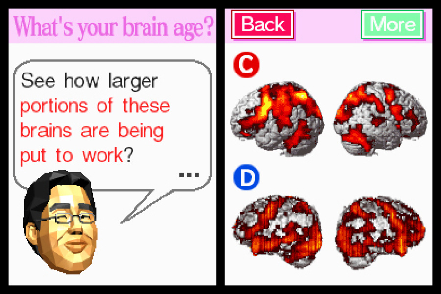 Dr. Kawashima's Brain Training: How Old is Your Brain? Screenshot