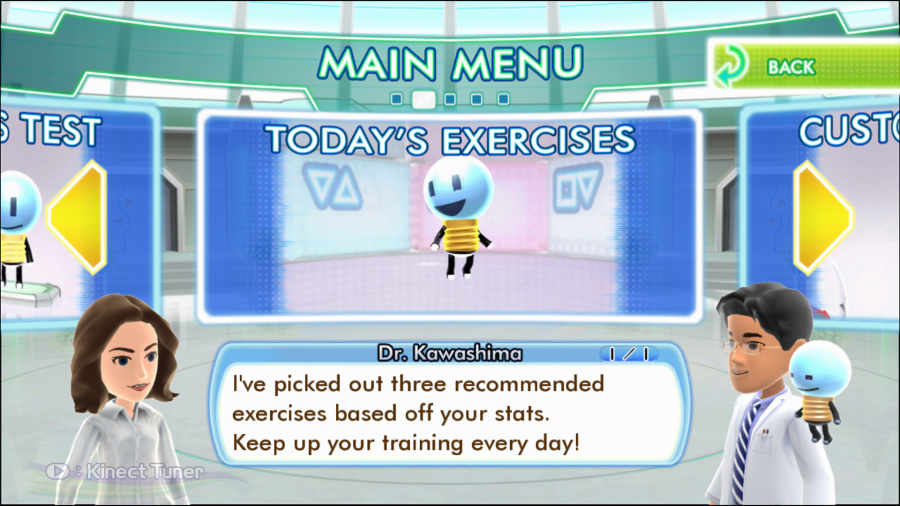 Dr Kawashima's Body and Brain Exercises Screenshot