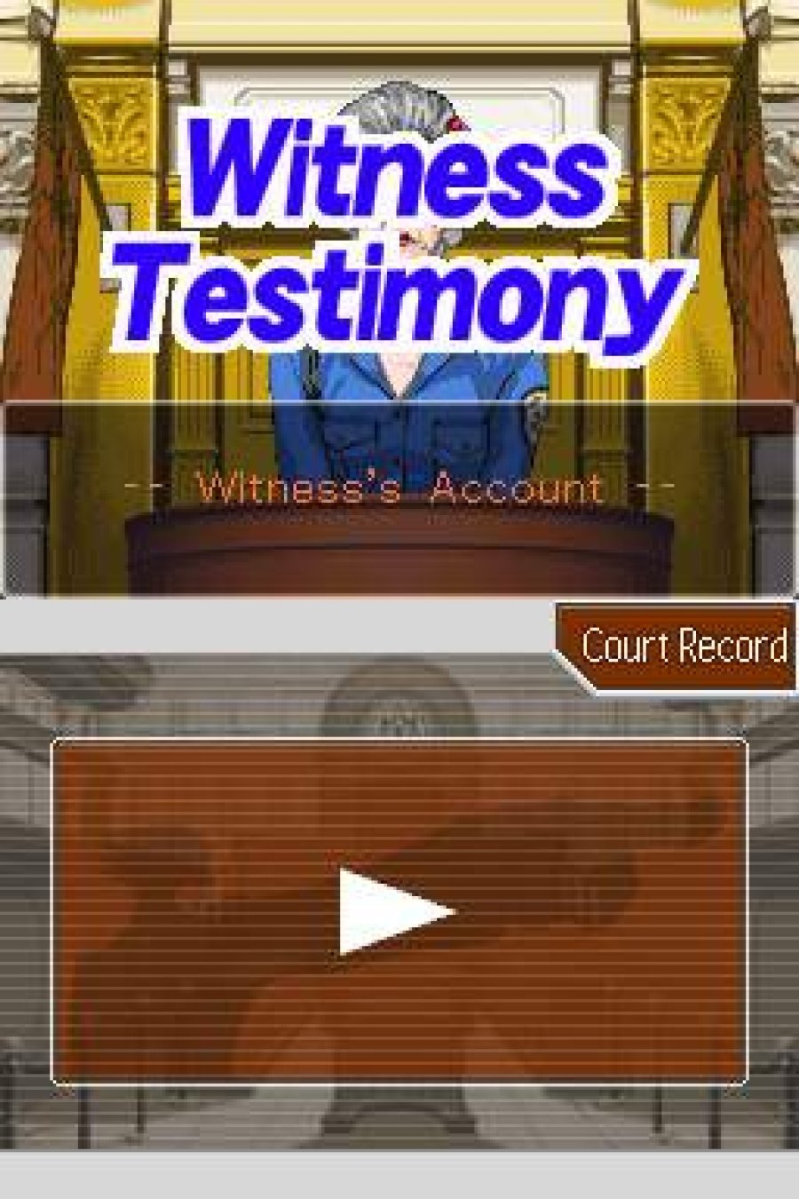 Phoenix Wright: Ace Attorney Screenshot