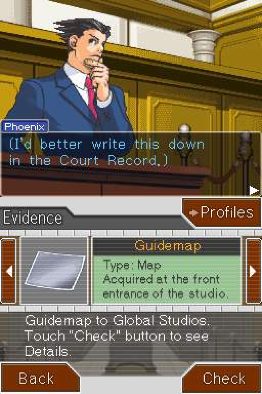 Phoenix Wright: Ace Attorney Screenshot