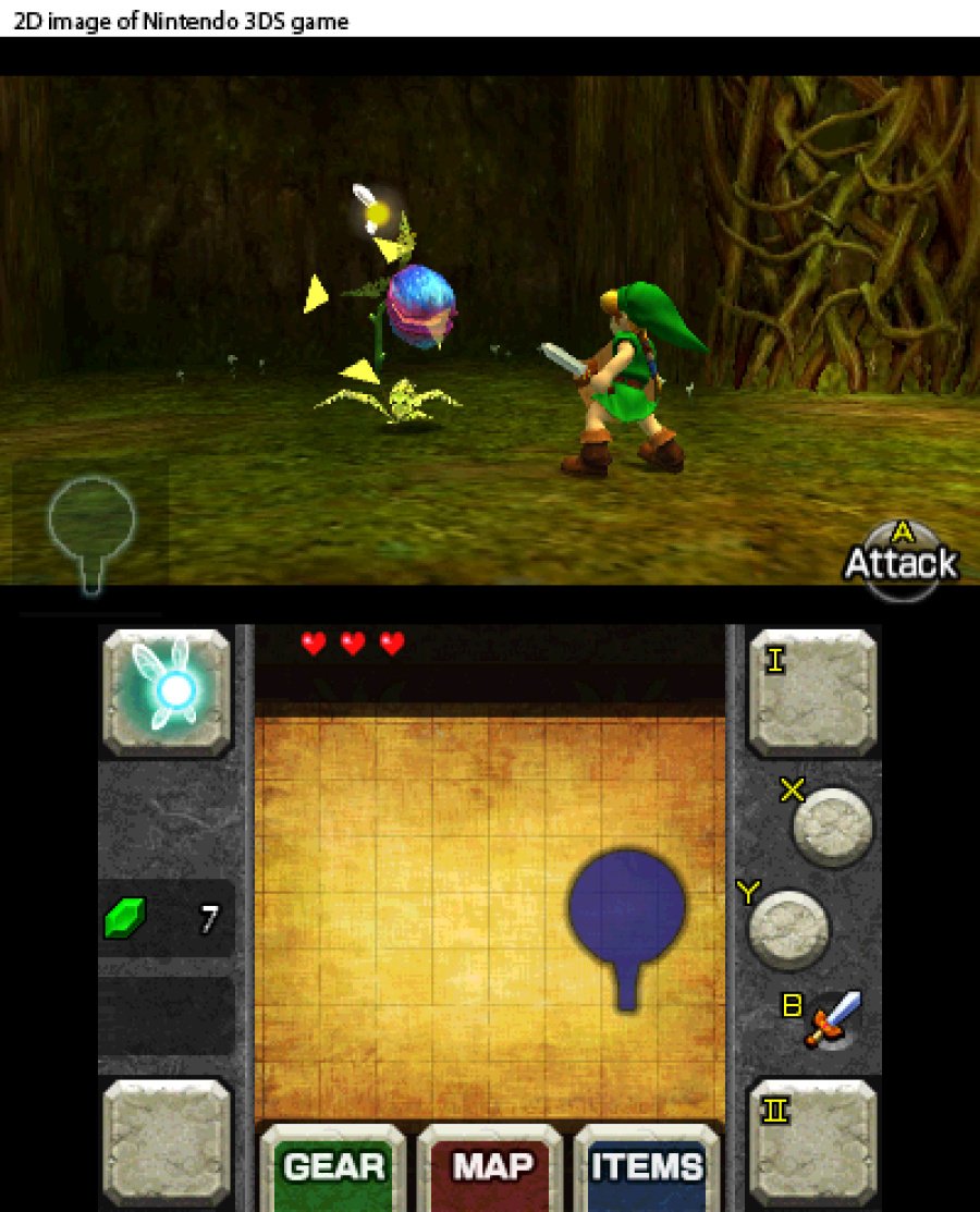 The Legend of Zelda: Ocarina of Time 3D Screenshot