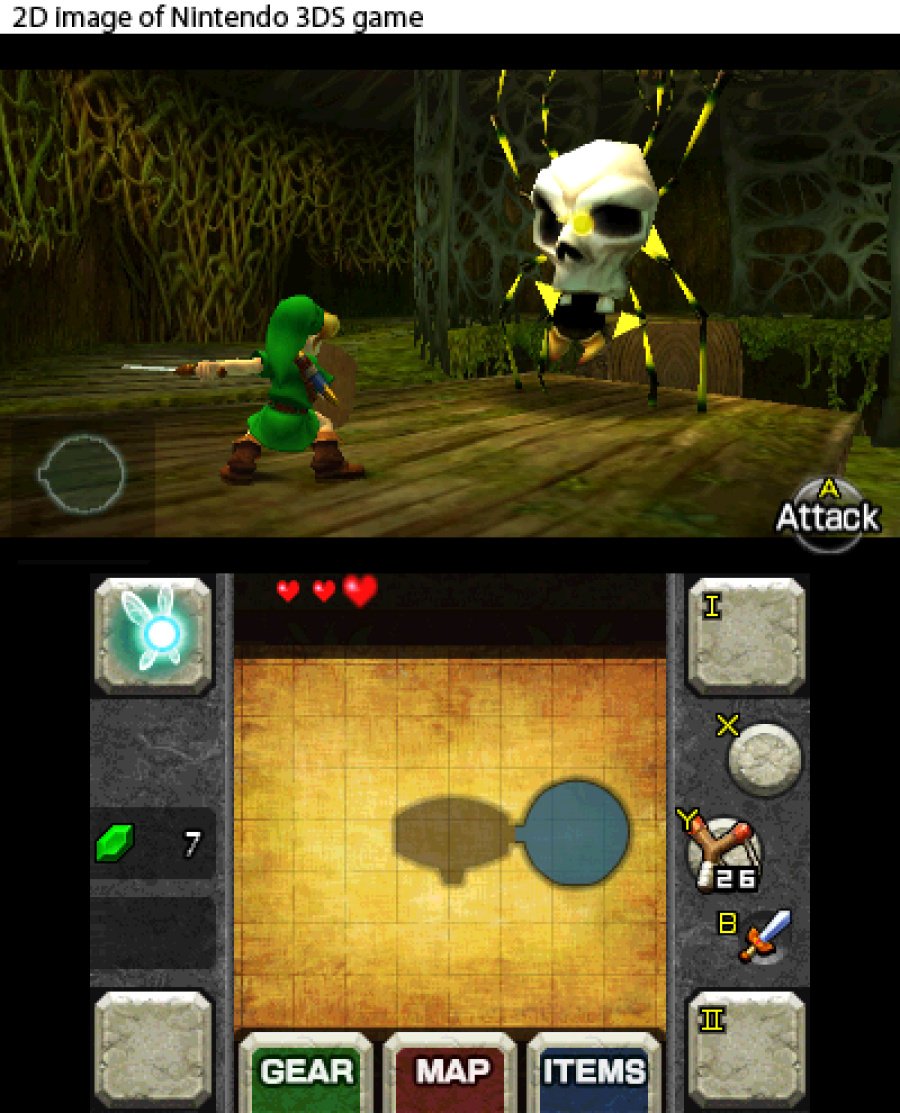 The Legend of Zelda: Ocarina of Time 3D Screenshot