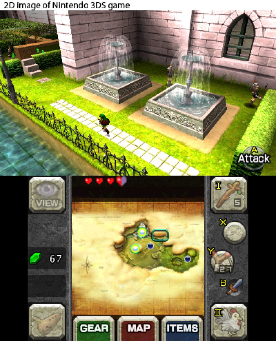 The Legend of Zelda: Ocarina of Time 3D Screenshot