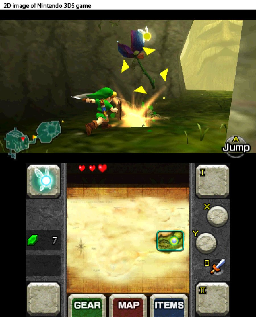 The Legend of Zelda: Ocarina of Time 3D Screenshot