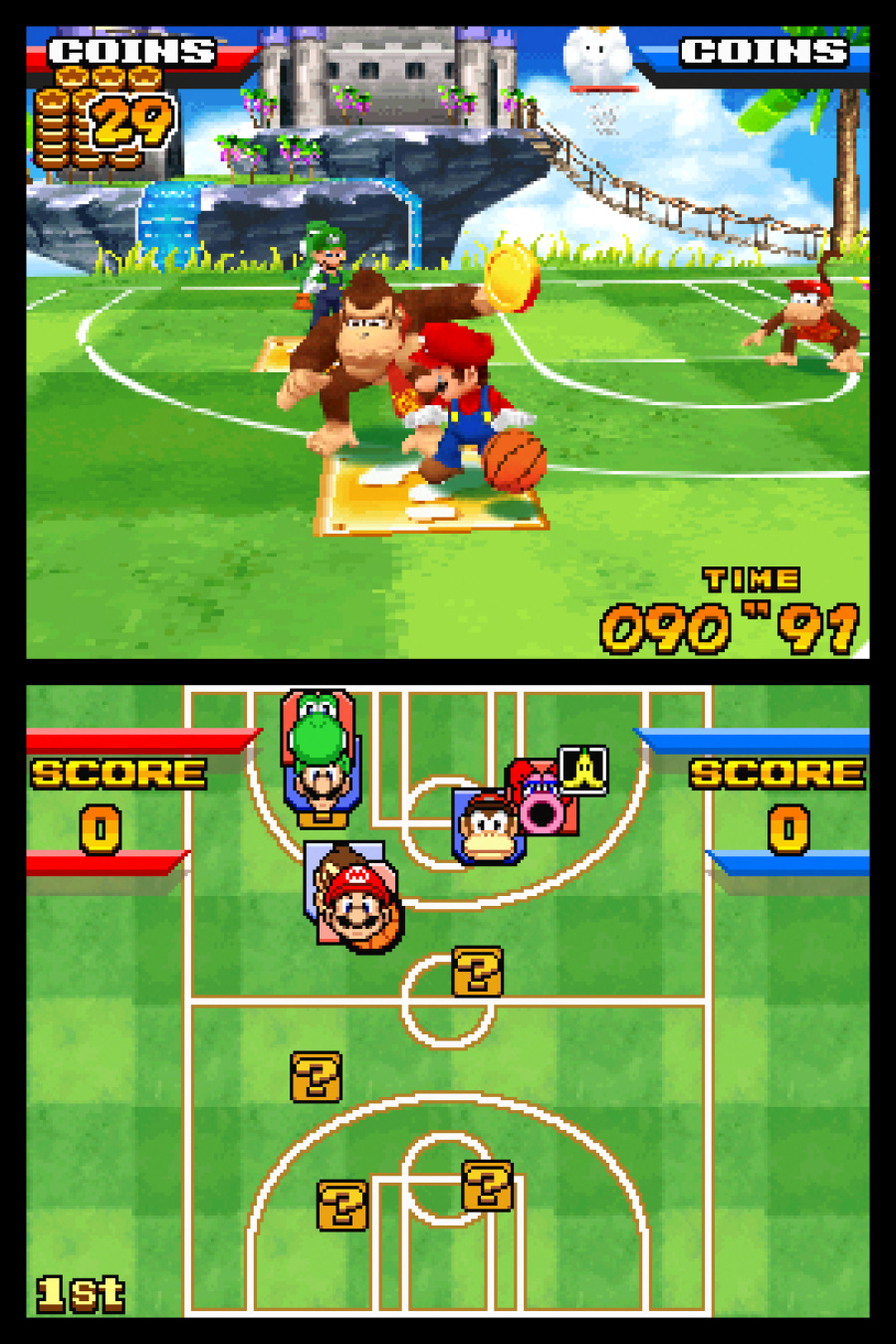 Mario Hoops 3 on 3 Screenshot