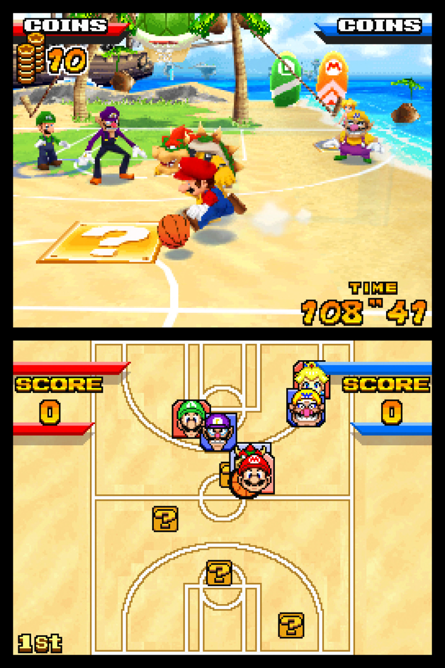 Mario Hoops 3 on 3 Screenshot