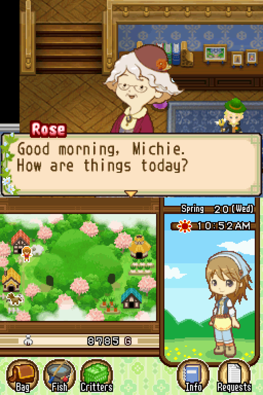 Harvest Moon DS: The Tale of Two Towns Screenshot