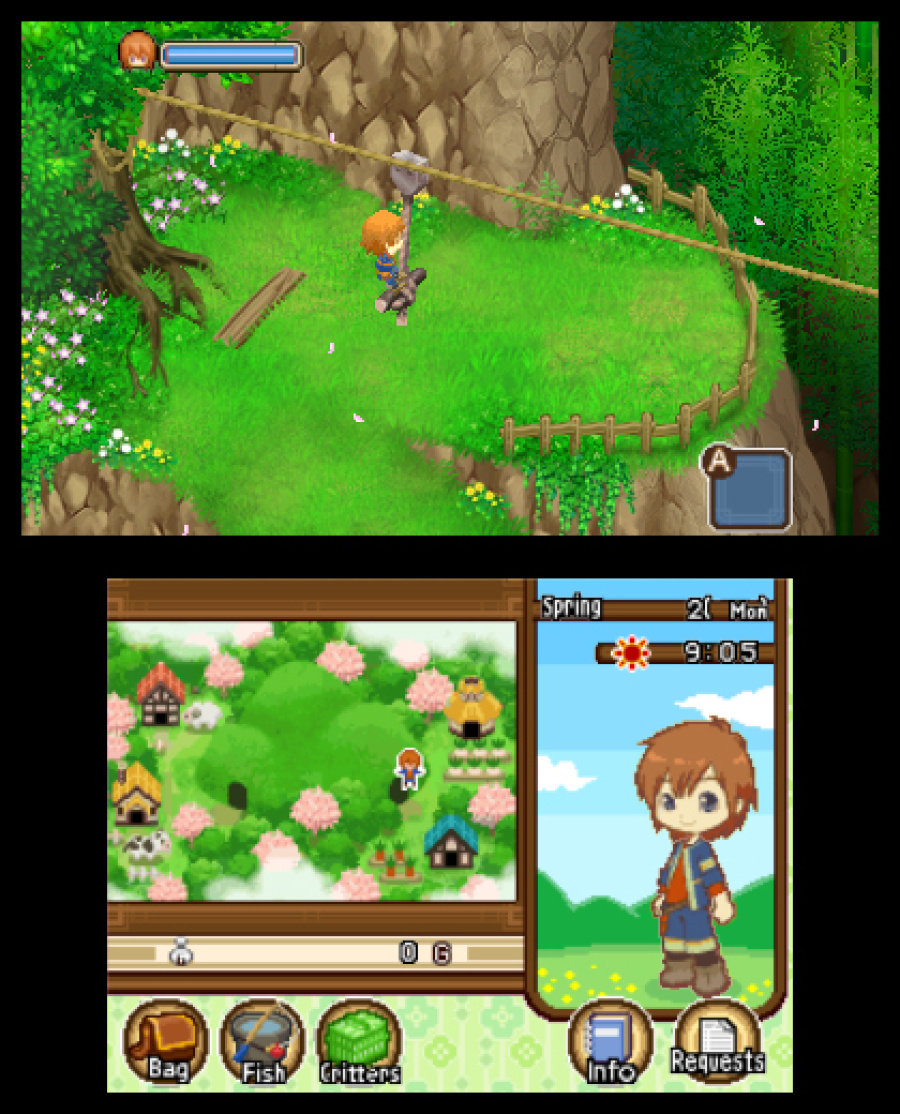 Harvest Moon 3D: The Tale of Two Towns Screenshot