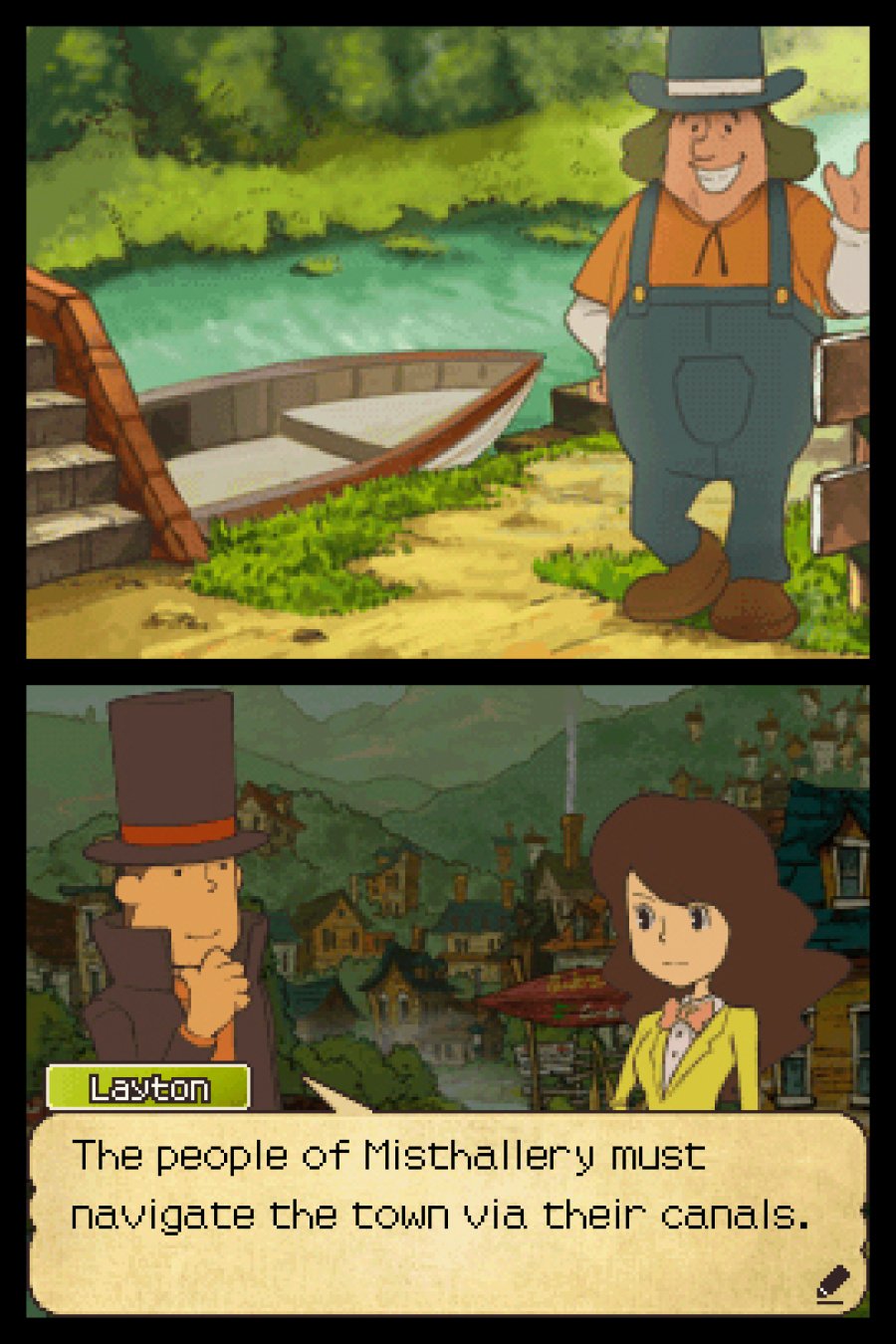 Professor Layton and the Last Specter Screenshot