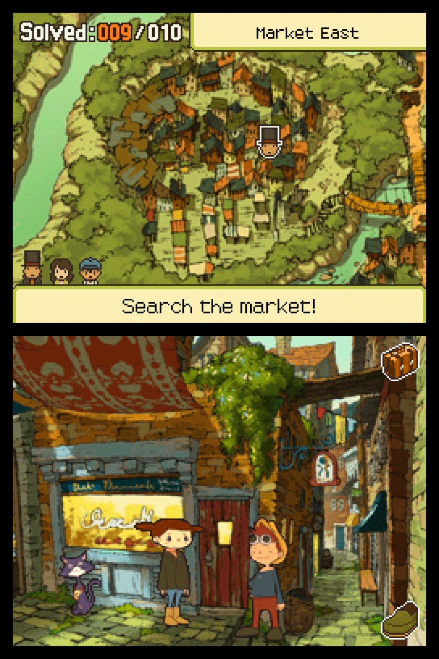 Professor Layton and the Last Specter Screenshot