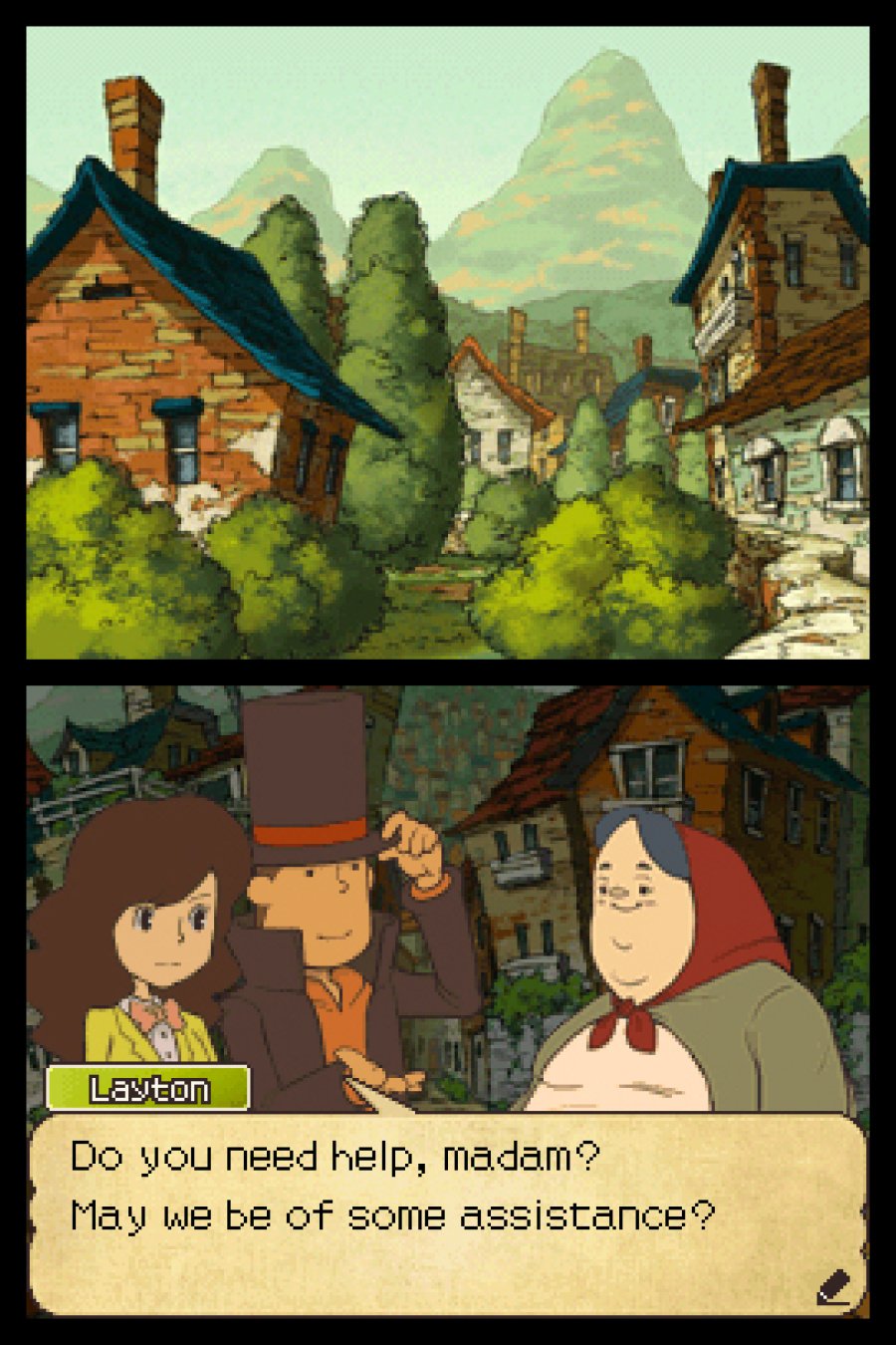 Professor Layton and the Last Specter Screenshot