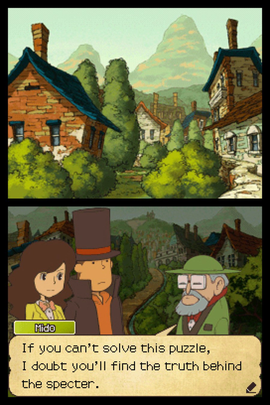 Professor Layton and the Last Specter Screenshot