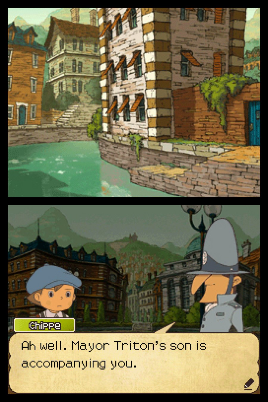 Professor Layton and the Last Specter Screenshot