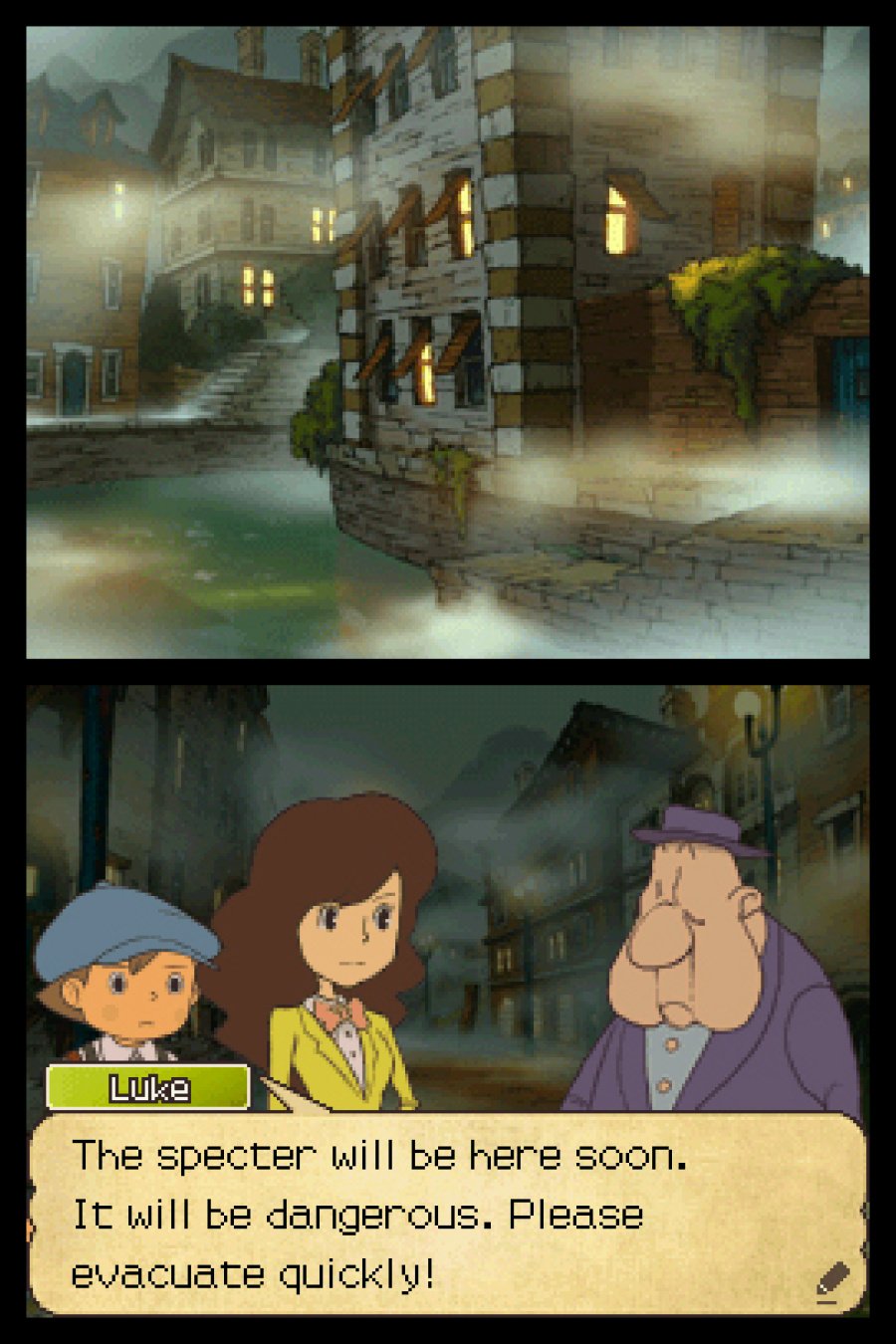 Professor Layton and the Last Specter Screenshot