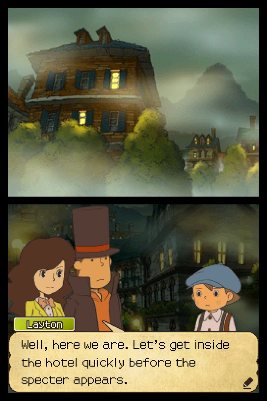 Professor Layton and the Last Specter Screenshot