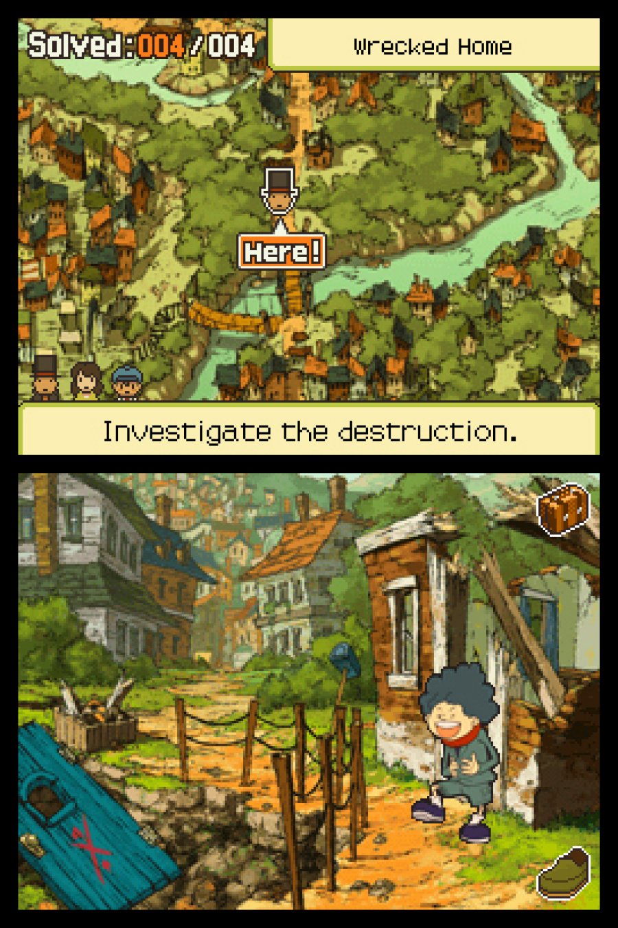 Professor Layton and the Last Specter Screenshot