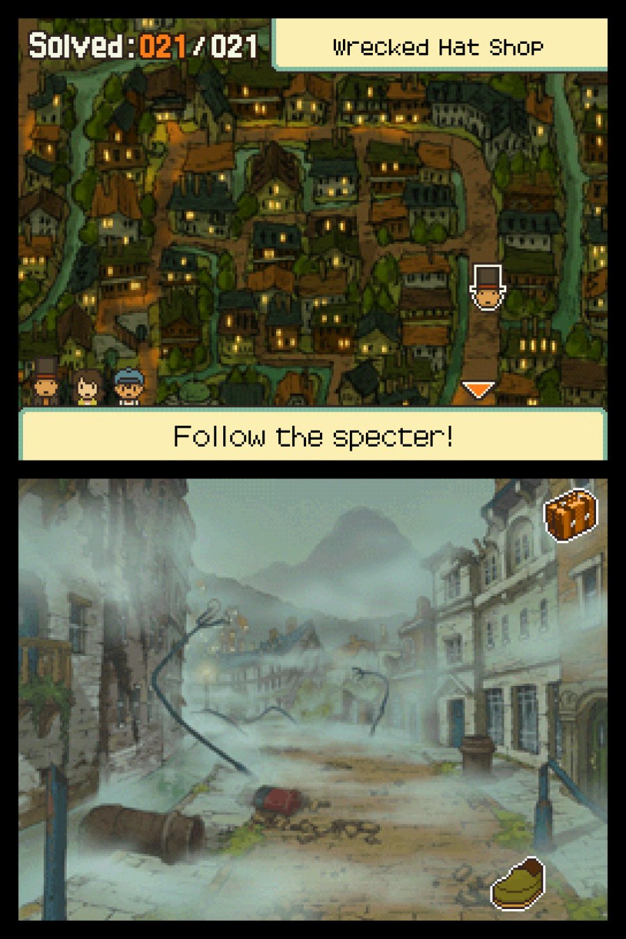 Professor Layton and the Last Specter Screenshot