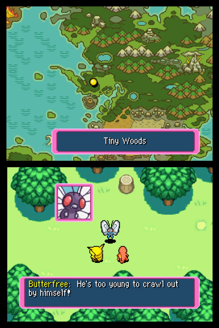 Pokémon Mystery Dungeon: Blue Rescue Team Screenshot