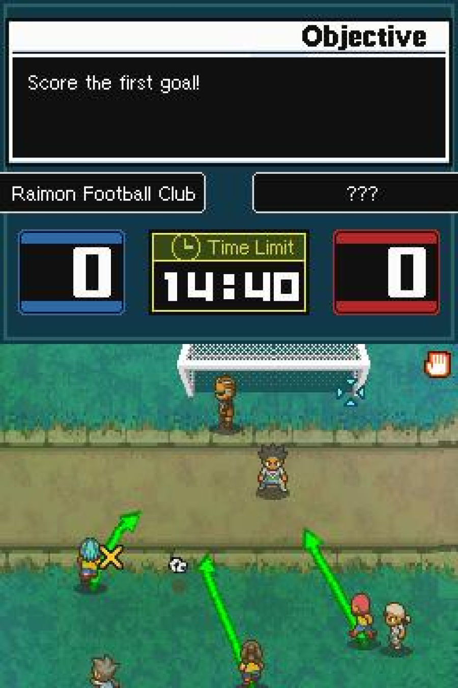 Inazuma Eleven 2 Firestorm Screenshot