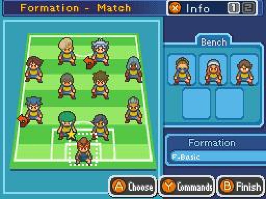 Inazuma Eleven 2 Firestorm Screenshot