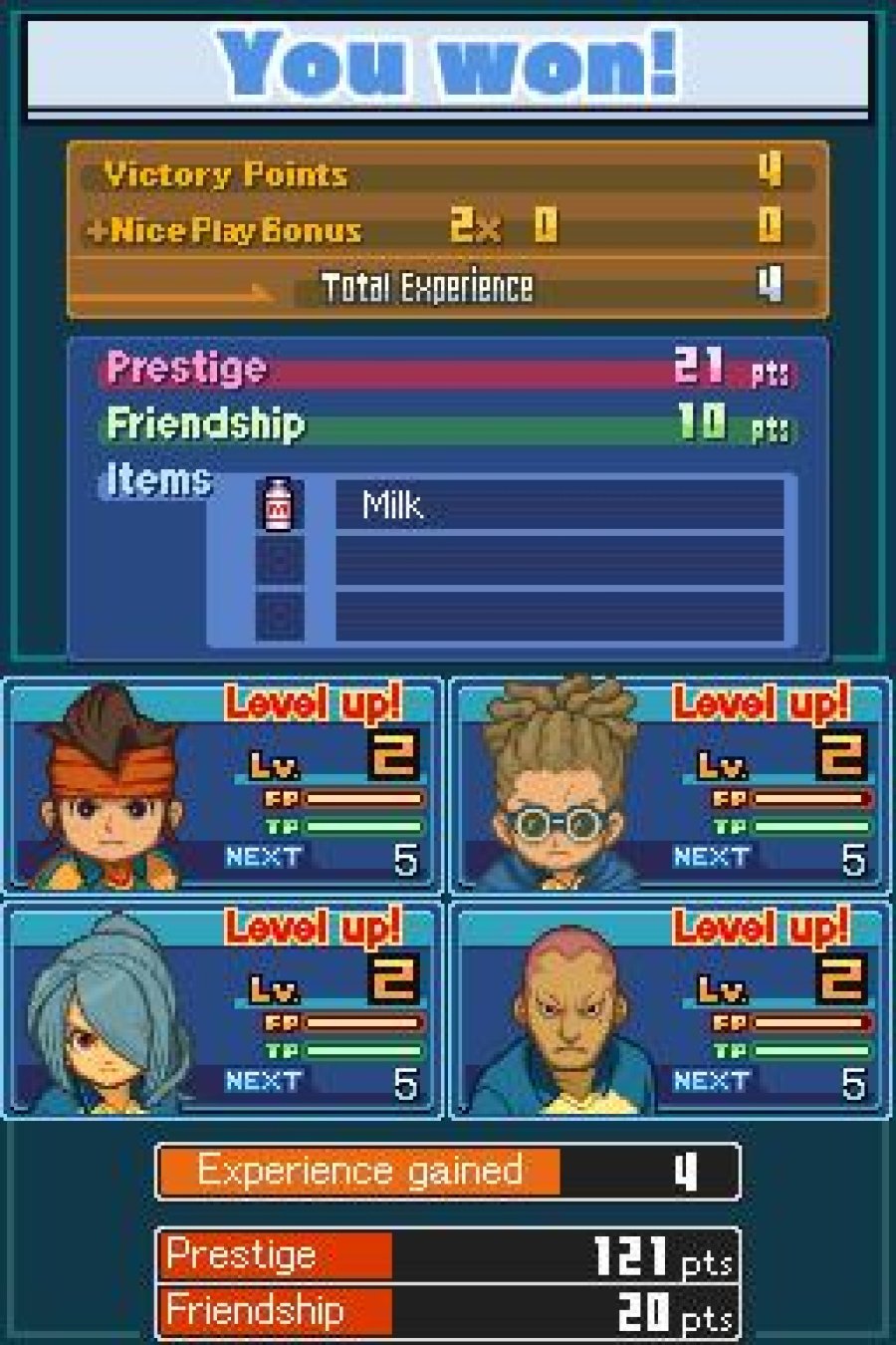 Inazuma Eleven 2 Firestorm Screenshot