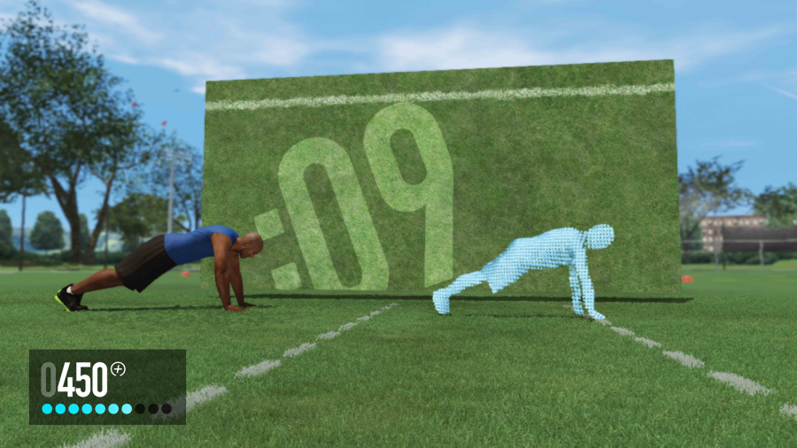 Nike+ Kinect Training Screenshot