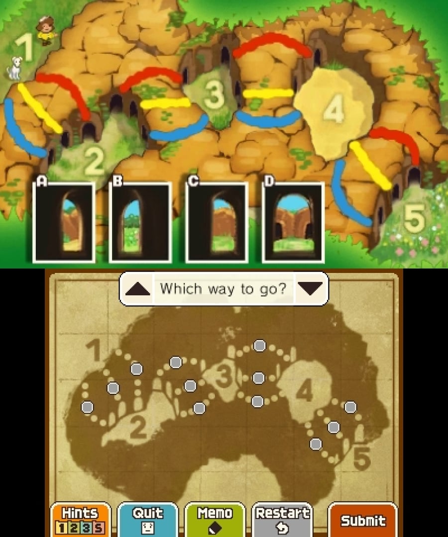 Professor Layton and the Miracle Mask Screenshot