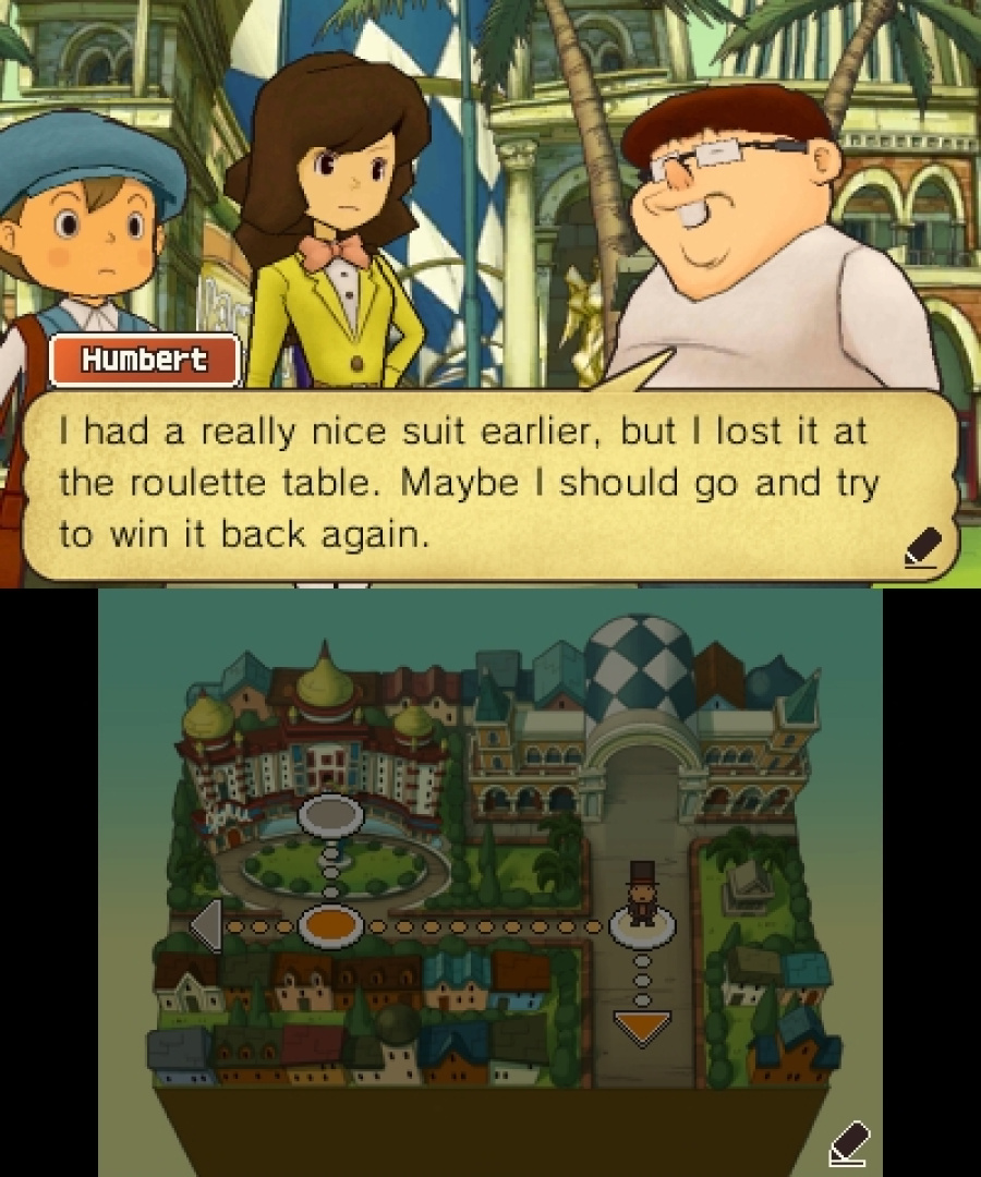 Professor Layton and the Miracle Mask Screenshot