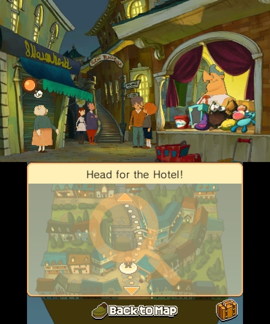 Professor Layton and the Miracle Mask Screenshot