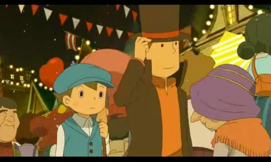 Professor Layton and the Miracle Mask Screenshot