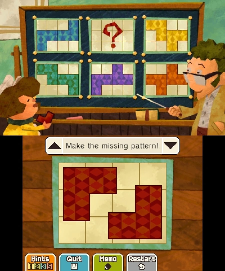 Professor Layton and the Miracle Mask Screenshot