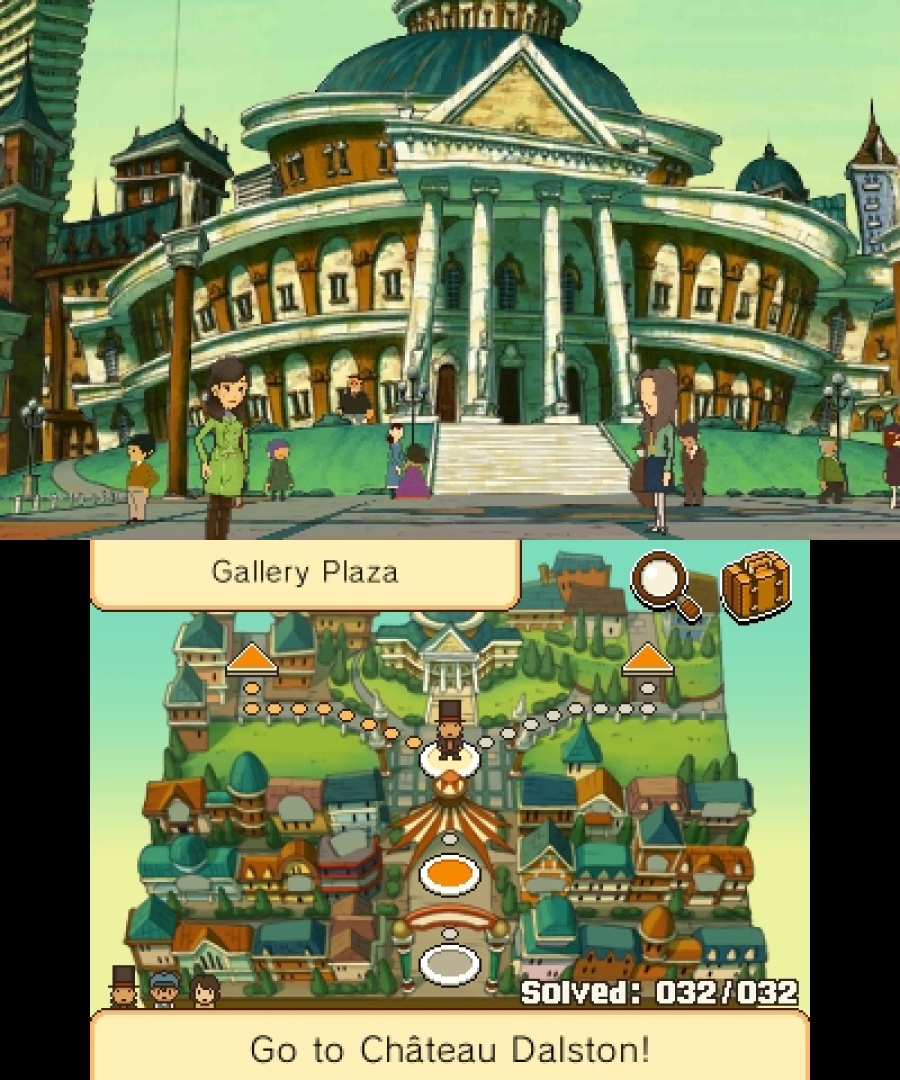 Professor Layton and the Miracle Mask Screenshot