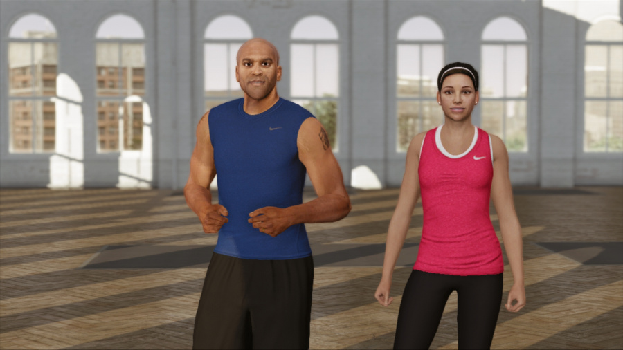 Nike+ Kinect Training Screenshot