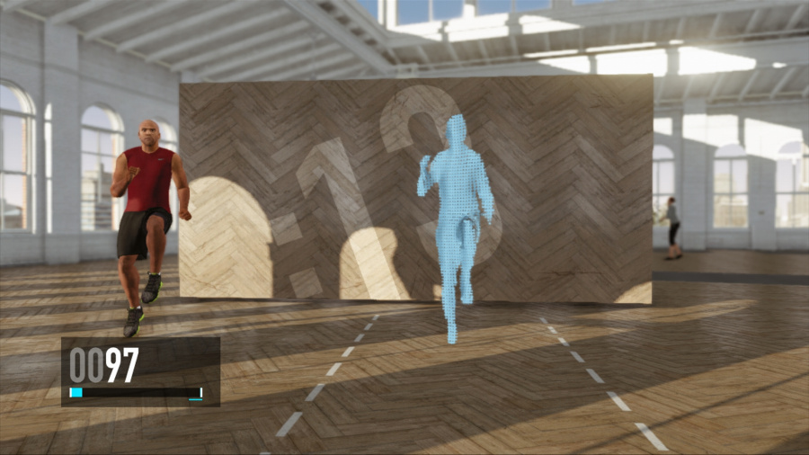 Nike+ Kinect Training Screenshot