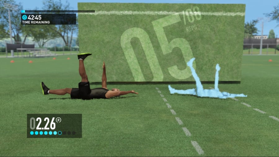 Nike+ Kinect Training Screenshot