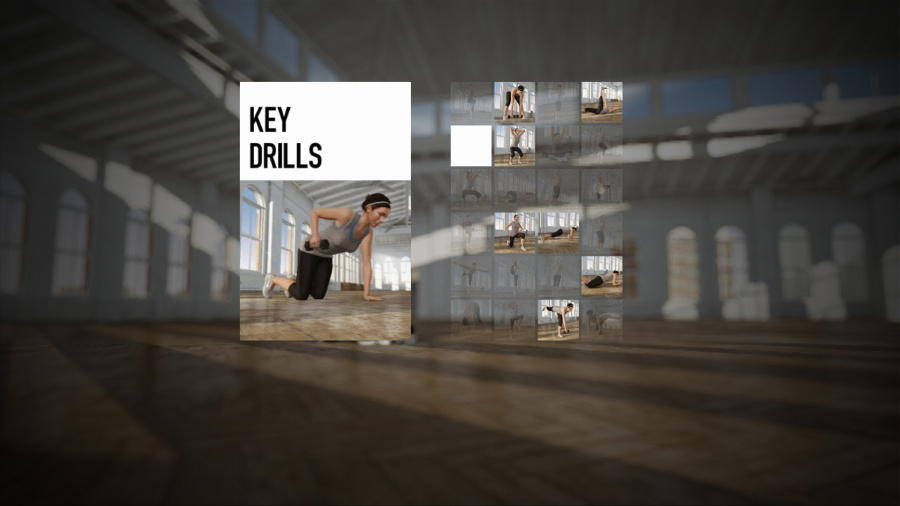 Nike+ Kinect Training Screenshot