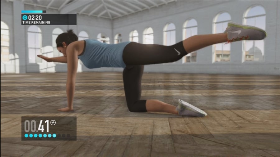 Nike+ Kinect Training Screenshot