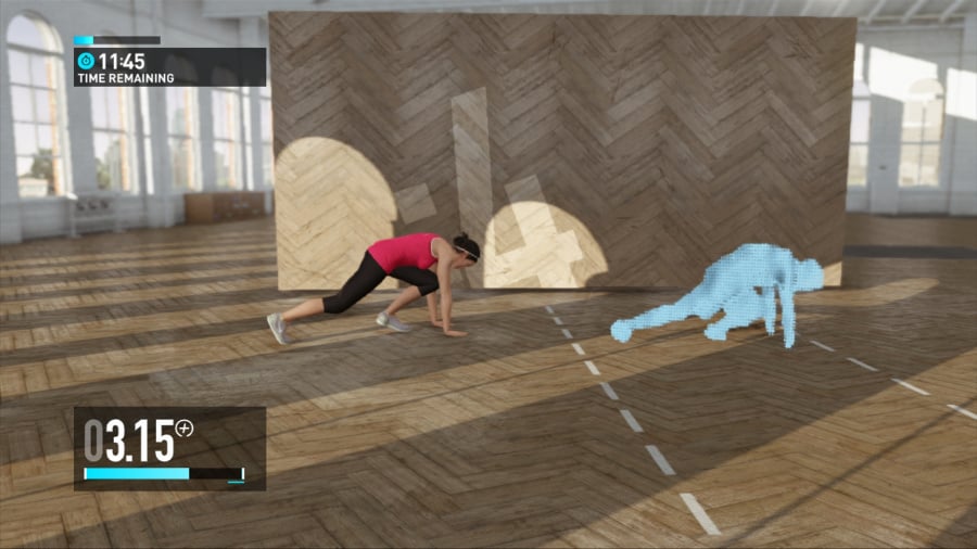 Nike+ Kinect Training Screenshot