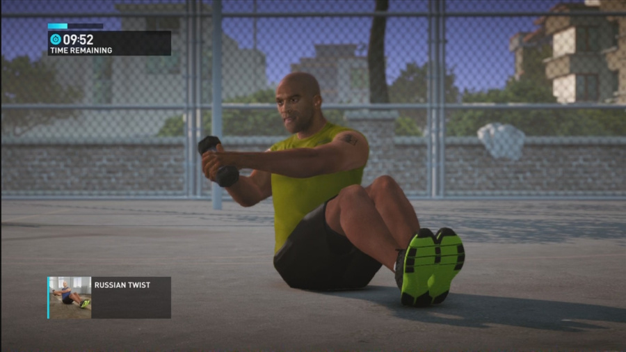 Nike+ Kinect Training Screenshot