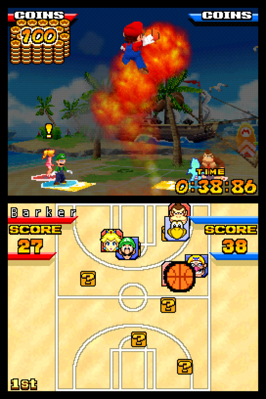 Mario Hoops 3 on 3 Screenshot