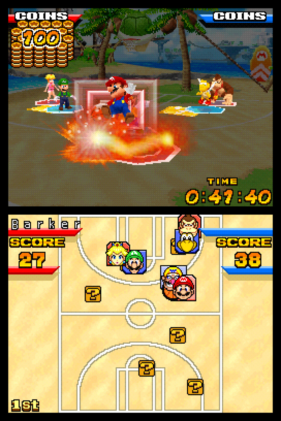 Mario Hoops 3 on 3 Screenshot