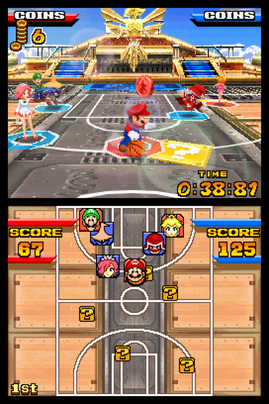 Mario Hoops 3 on 3 Screenshot